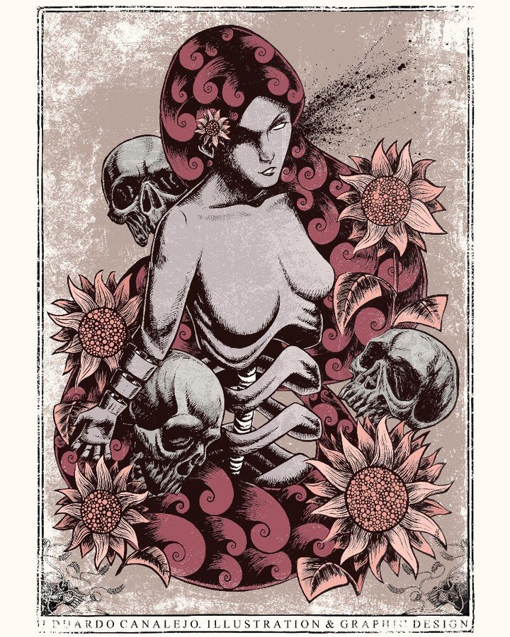 Détail d’une œuvre d’Eduardo Canalejo