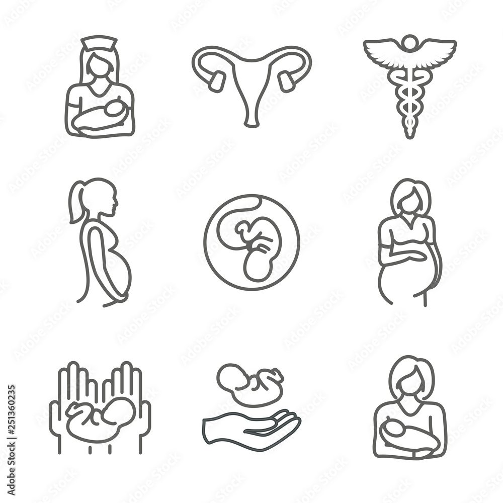 Icône pédiatrie – bébé et grossesse — Anne Bracker