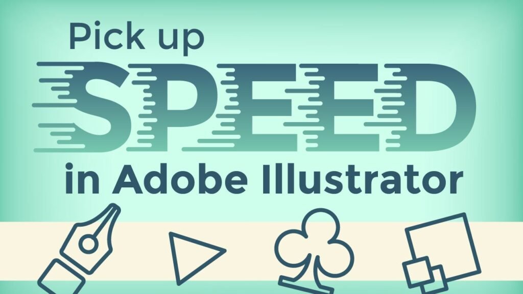 « Pick up SPEED in Adobe Illustrator » – lettrage à lignes de vitesse — Anne Bracker