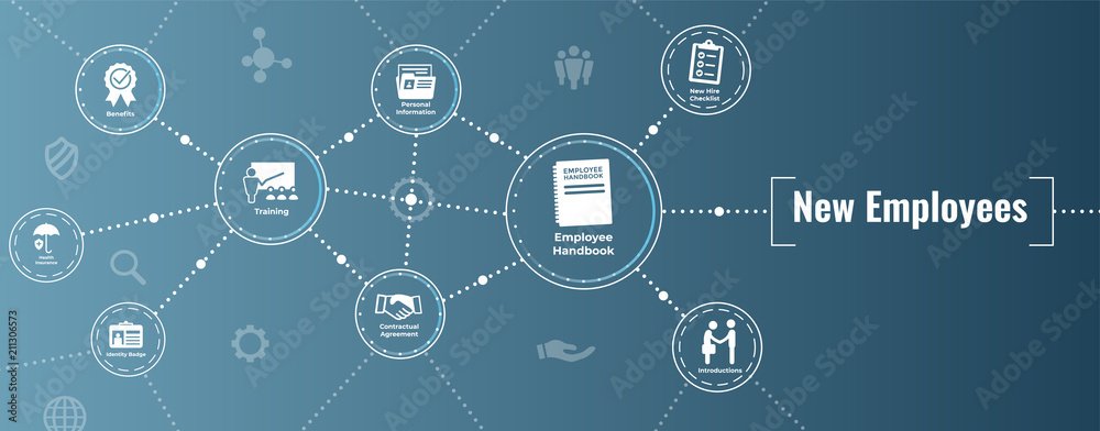 Processus de recrutement – set d'icônes (manuel, checklist…) — Anne Bracker