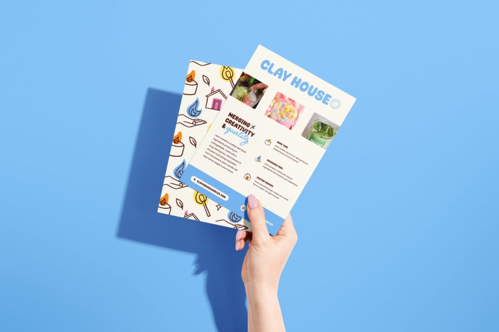Clay House Candles – flyers — Abi Connick