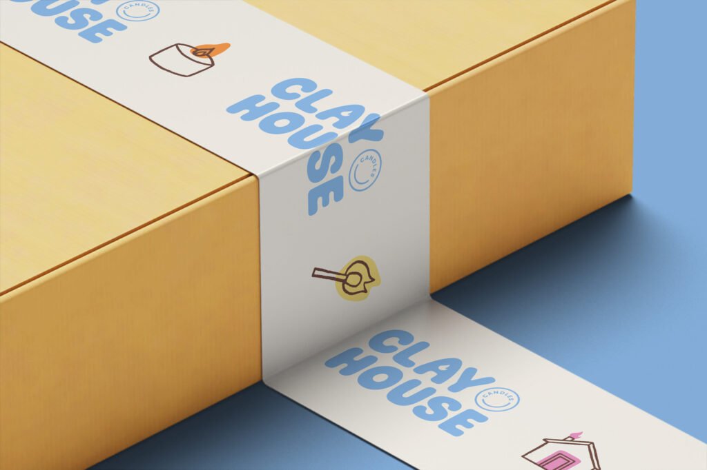 Clay House Candles – ruban adhésif d'expédition — Abi Connick
