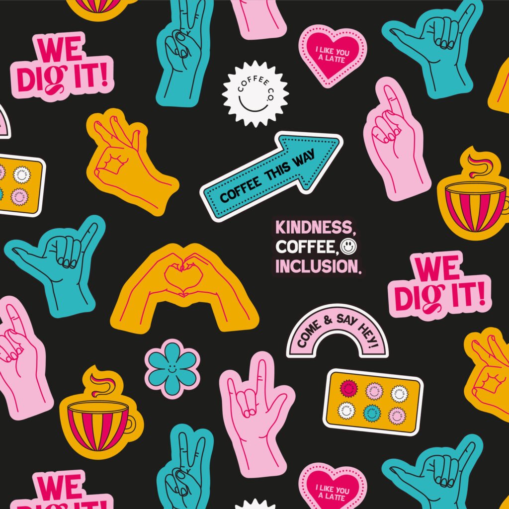 Dig it! Coffee Co – planche d'illustrations — Abi Connick