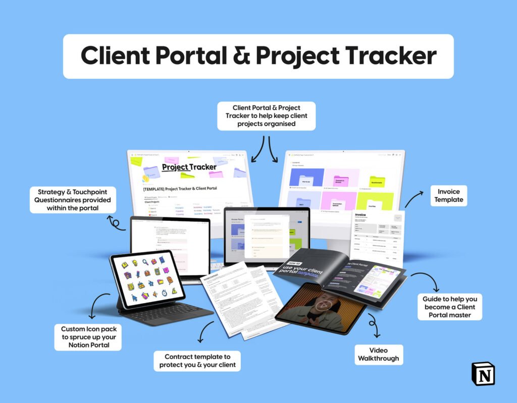 Strategic Designer OS – portail client et suivi de projet — Abi Connick