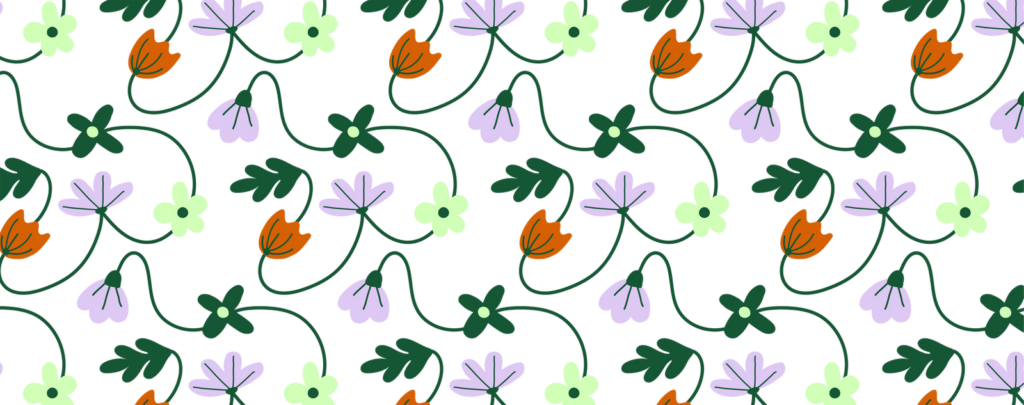 Tails & Bloom – motif floral — Abi Connick