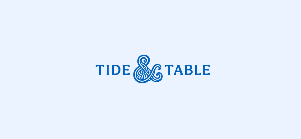 Tide & Table – logotype — Abi Connick
