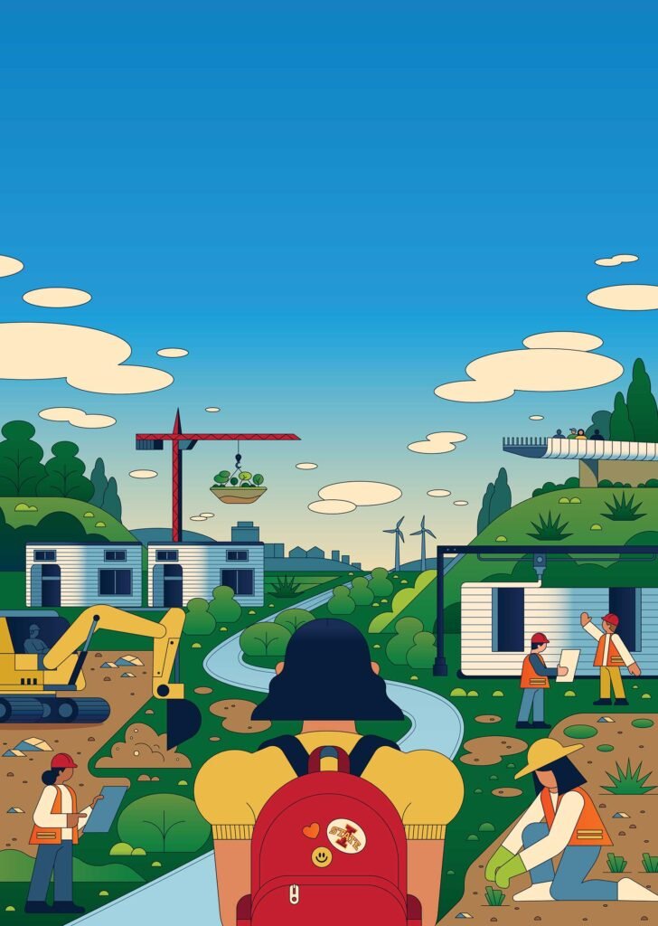 Iowa State – illustration éditoriale — Aldo Crusher