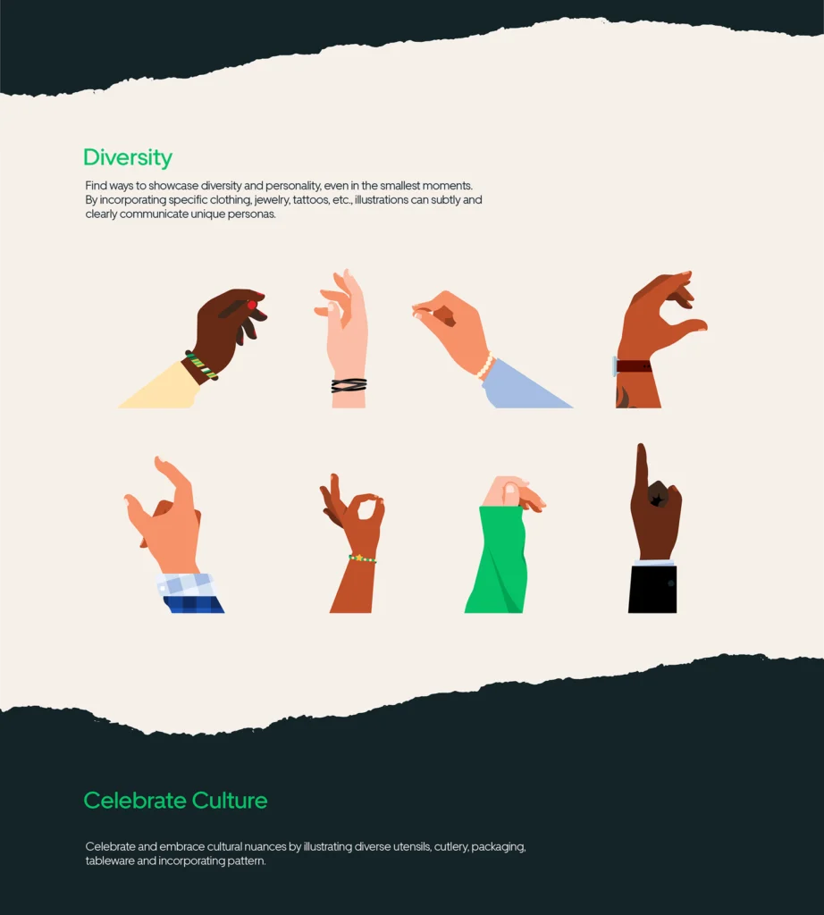 Uber Eats – « Diversity » : mains — Aldo Crusher