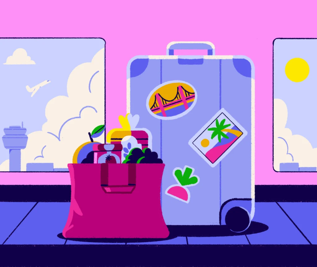 Valise et sac de courses — Aldo Crusher