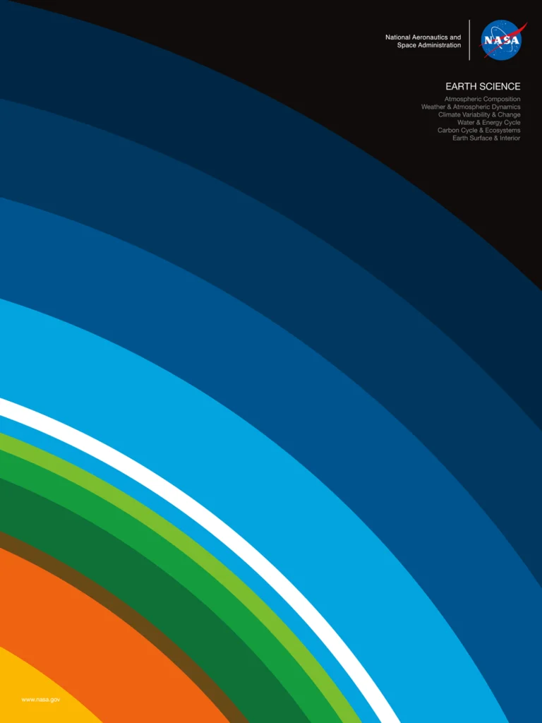 Affiche NASA « Earth Science » — Aaron Draplin