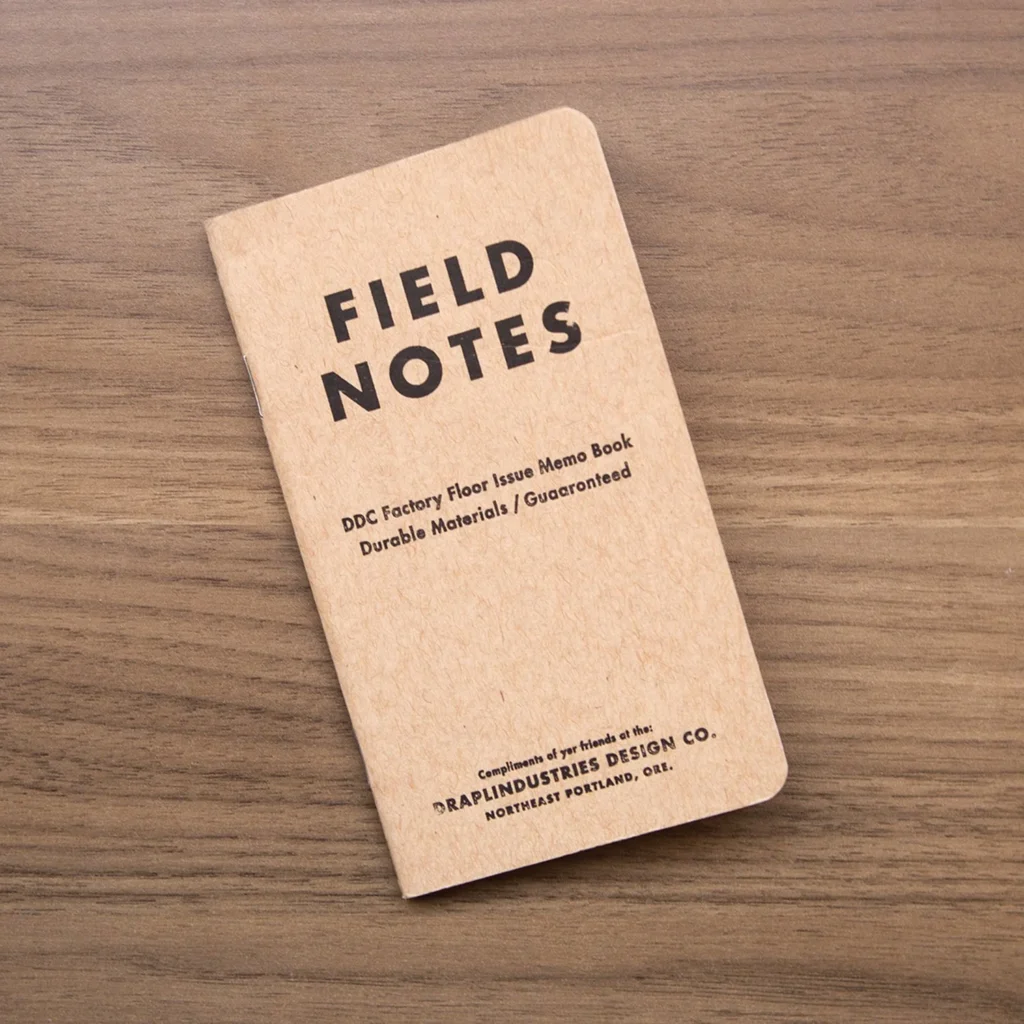 Carnet Field Notes « DDC Factory Floor Issue » — Aaron Draplin