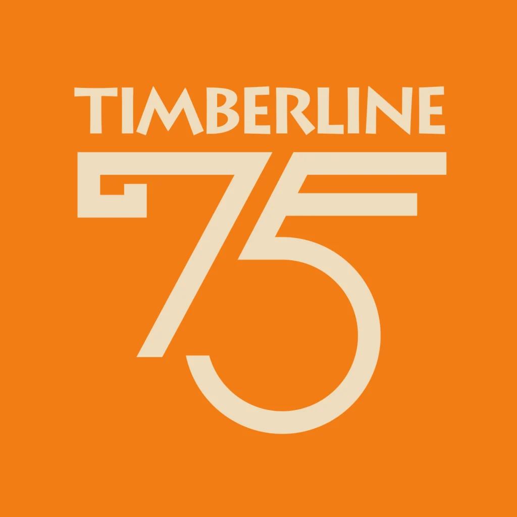 Logo 75e anniversaire de Timberline Lodge — Aaron Draplin
