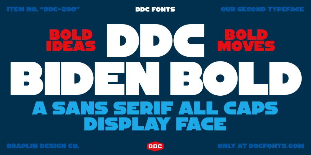 Police DDC Biden Bold — Aaron Draplin