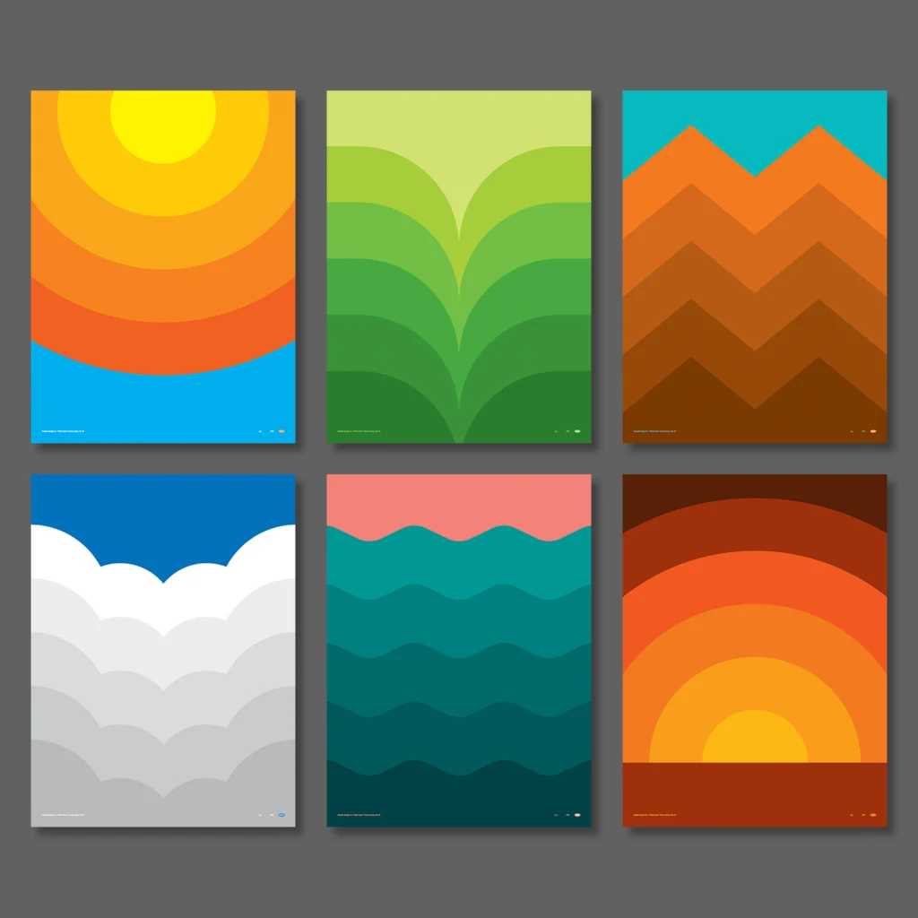 Série complète « Thick Lines » — Aaron Draplin