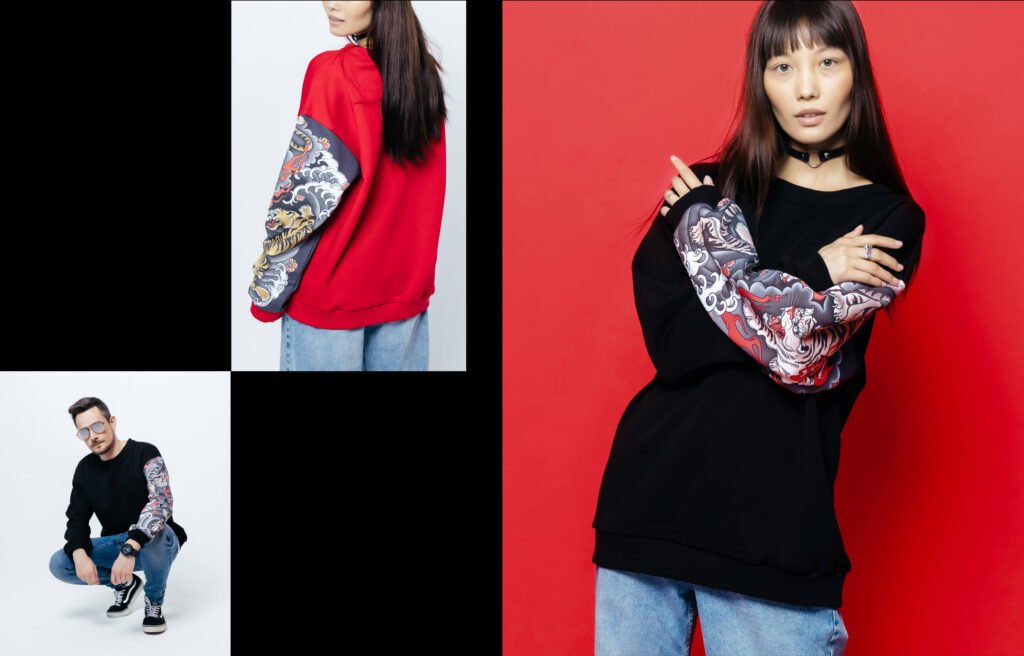 Japanese sleeve — tigres — Ann Fedoseeva