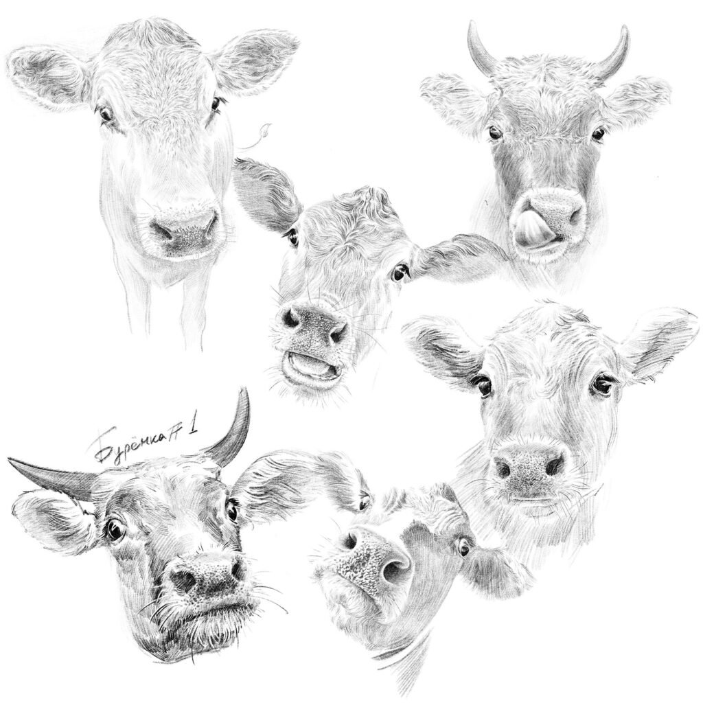 Korovki — portraits de vaches — Ann Fedoseeva
