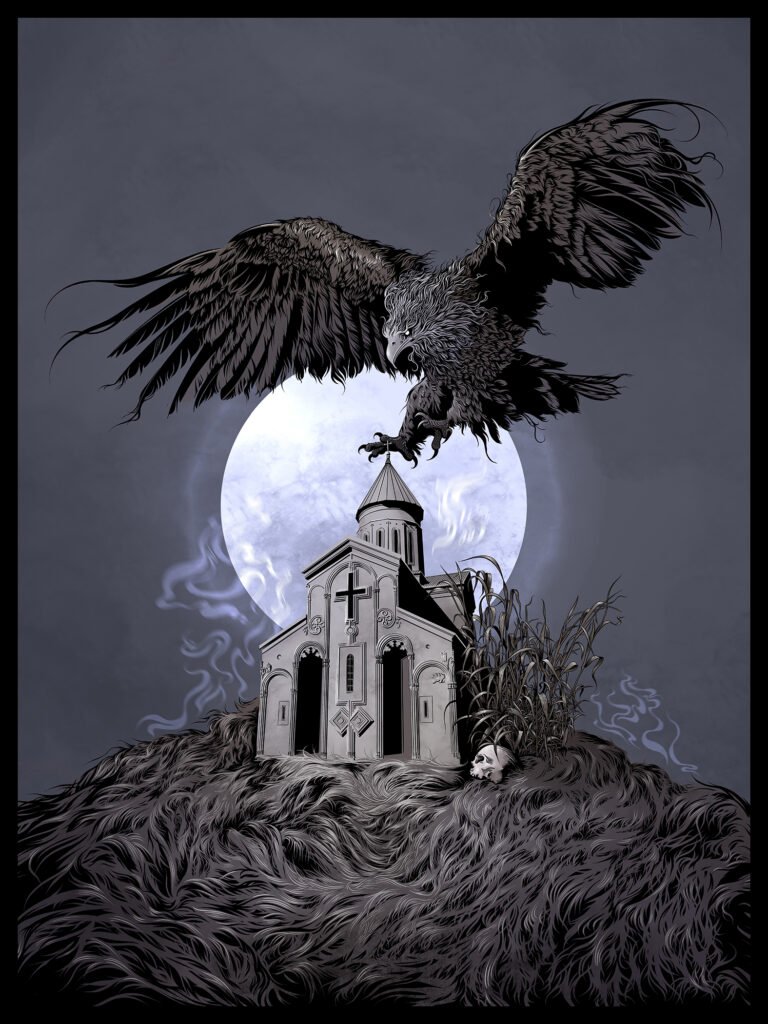 L’aigle, l’église et la lune — Ann Fedoseeva