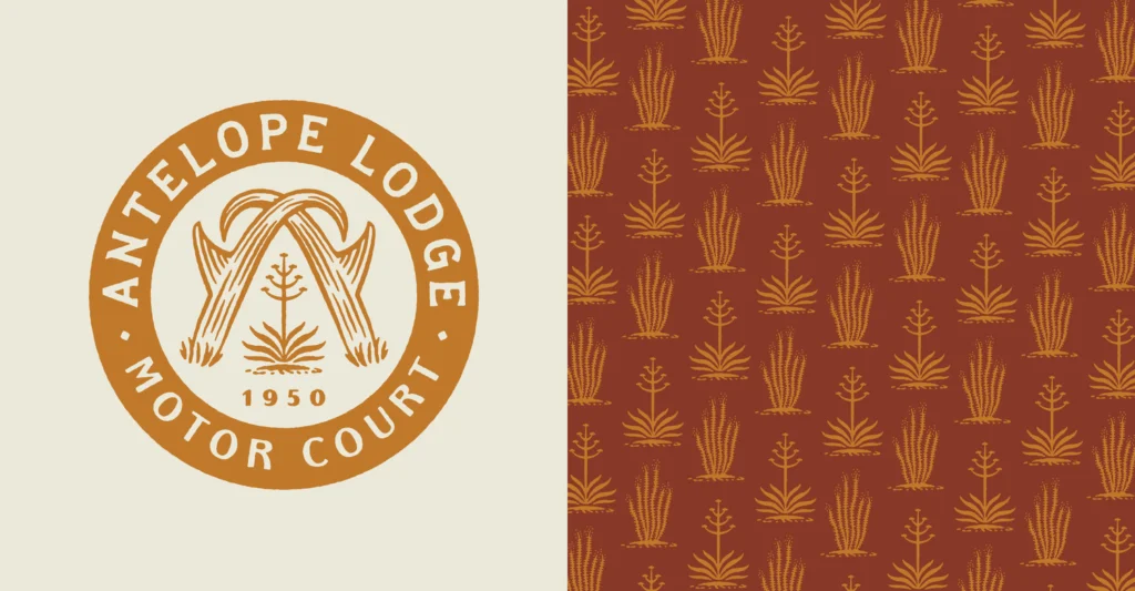 Antelope Lodge – badge et motif — Alana Louise