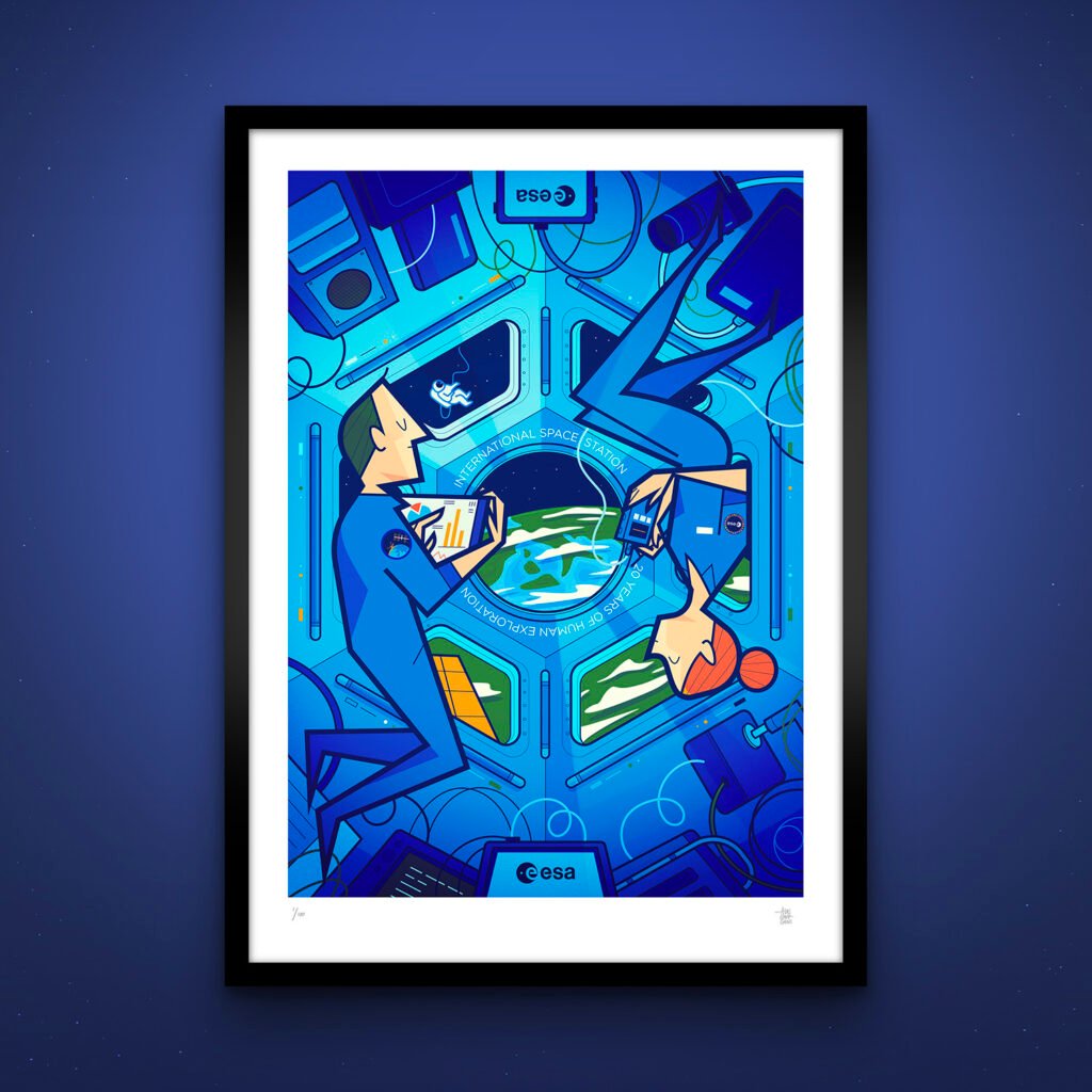 ISS 20th anniversary poster — Ale Giorgini