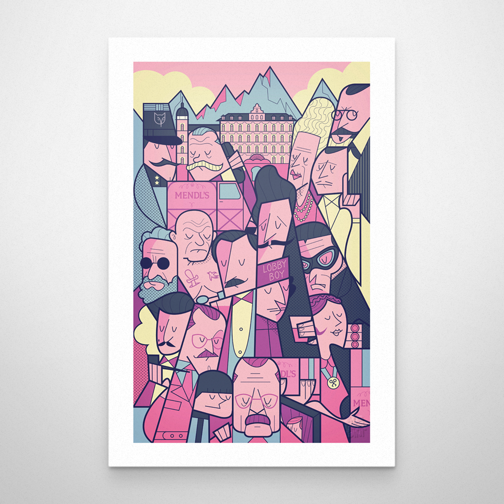 The Grand Budapest Hotel – alternative poster — Ale Giorgini