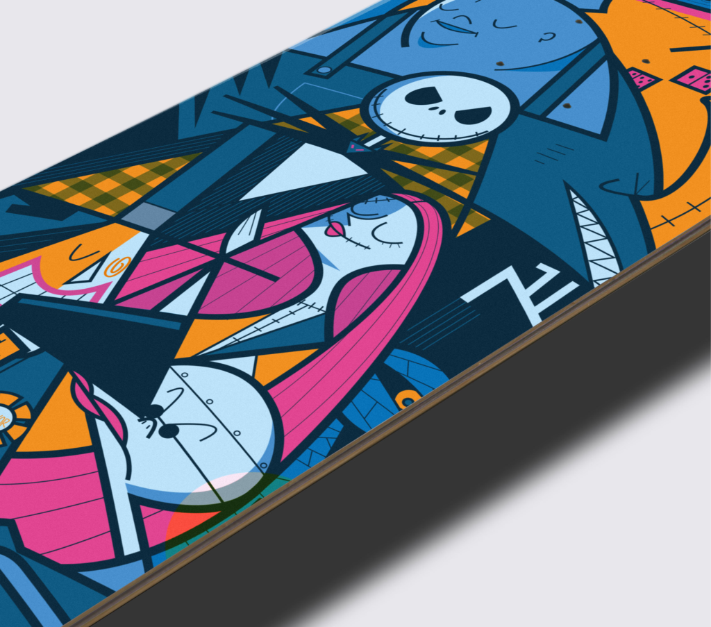 "This is Halloween" skateboard deck — Ale Giorgini