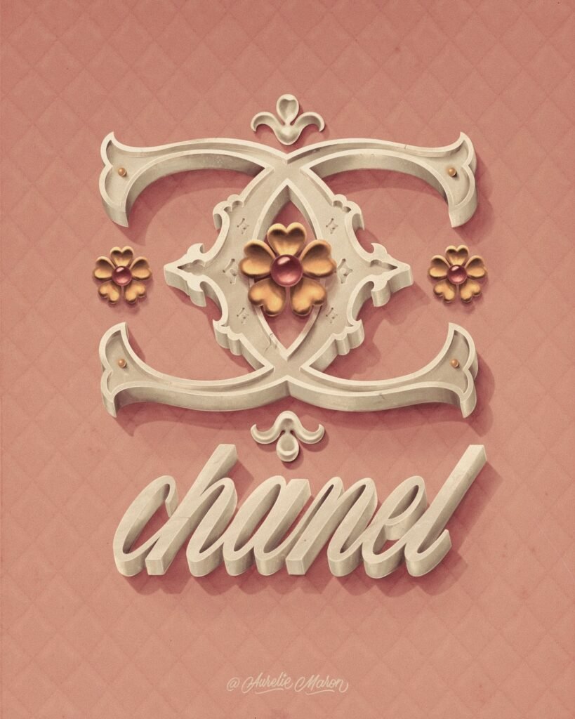 Chanel – Lettering Style Challenge 2022 — Aurelie Maron