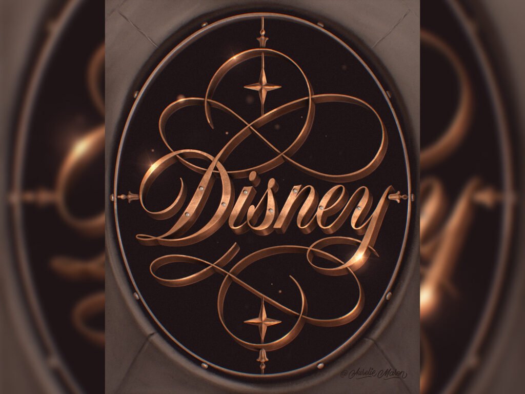 Disney – Lettering Style Challenge 2022 — Aurelie Maron