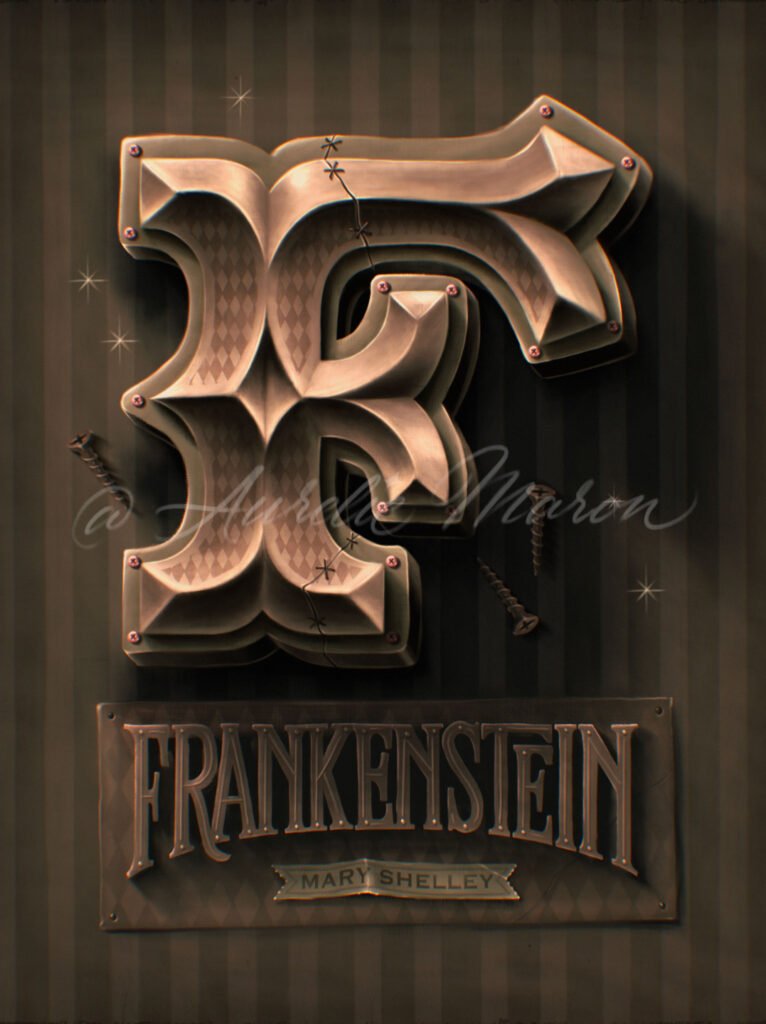 Frankenstein – couverture revisitée — Aurelie Maron