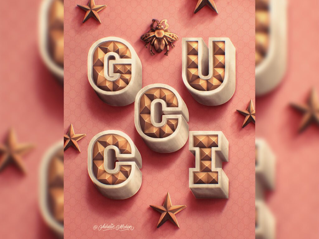 Gucci – Lettering Style Challenge 2022 — Aurelie Maron