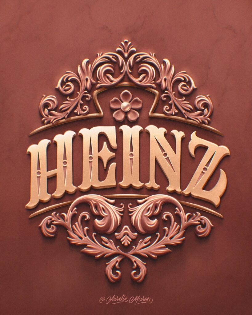 Heinz – Lettering Style Challenge 2022 — Aurelie Maron