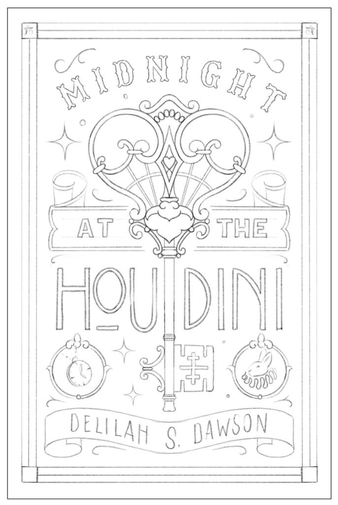 Midnight at the Houdini – concept 1 (croquis) — Aurelie Maron