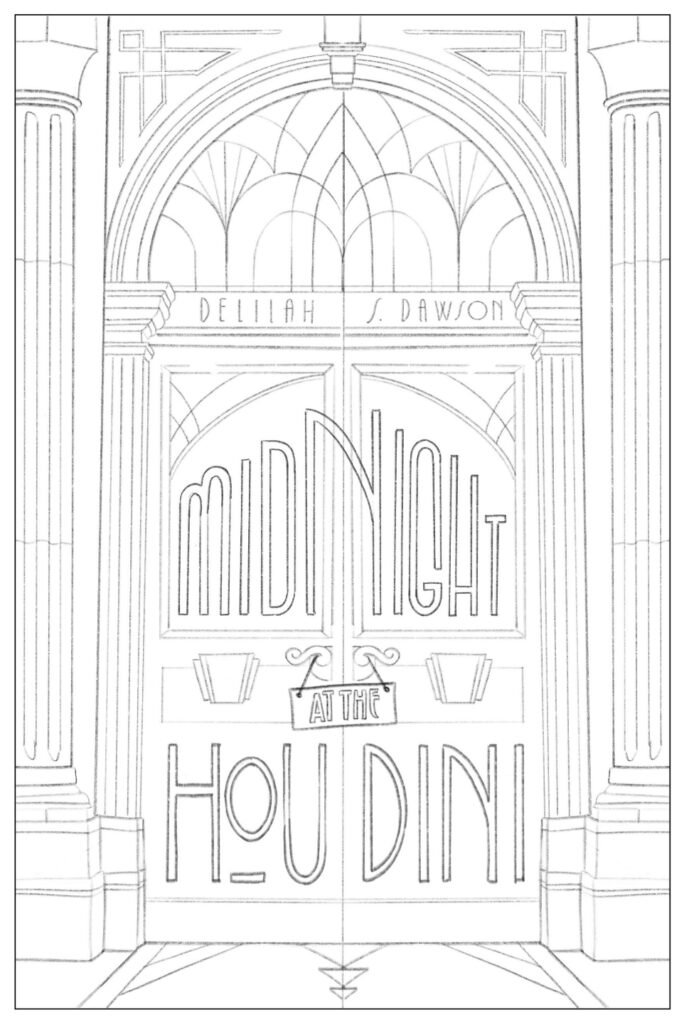 Midnight at the Houdini – concept 2 (croquis) — Aurelie Maron