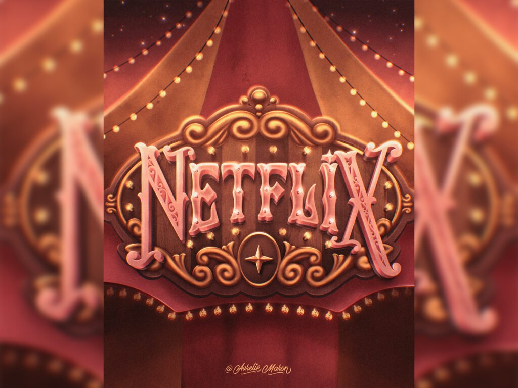 Netflix – Lettering Style Challenge 2022 — Aurelie Maron
