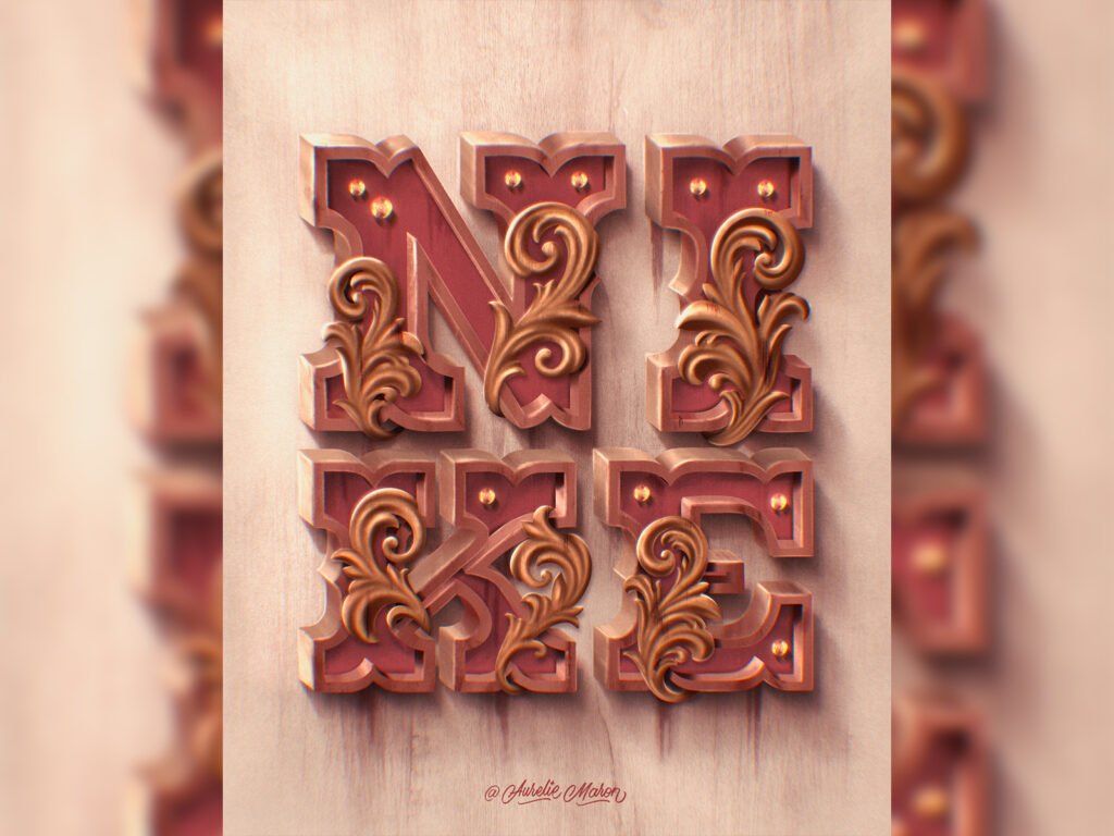 Nike – Lettering Style Challenge 2022 — Aurelie Maron