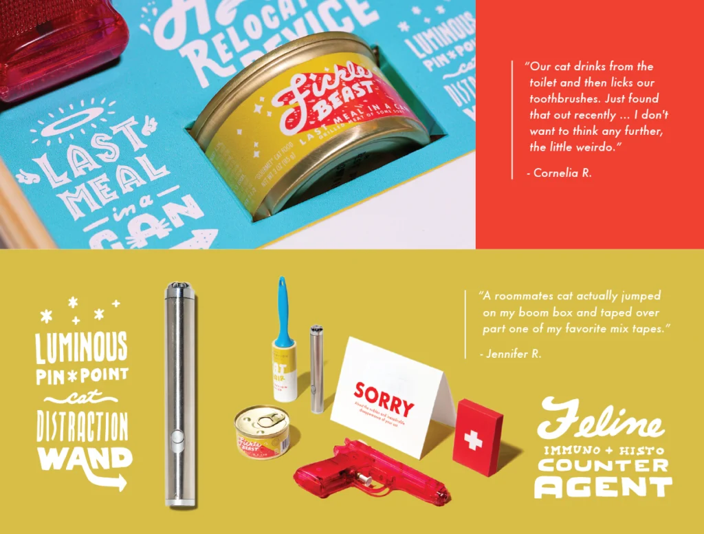 Cat Hater Survival Kit – pièces du kit — Anthony Banks