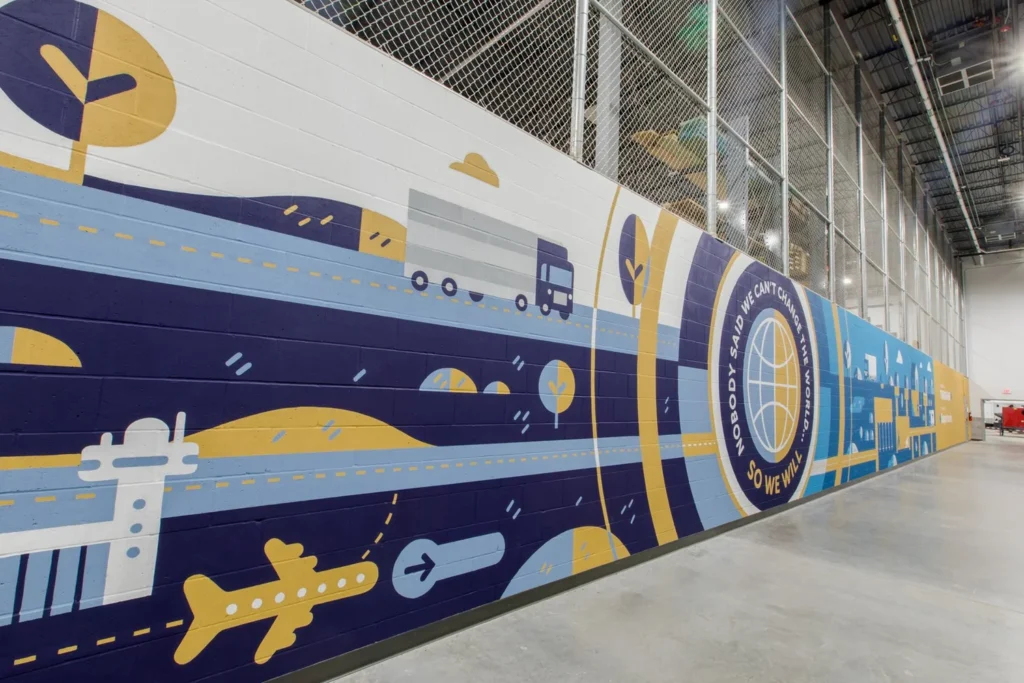 Fresque Thrasher – vue du couloir — Anthony Banks