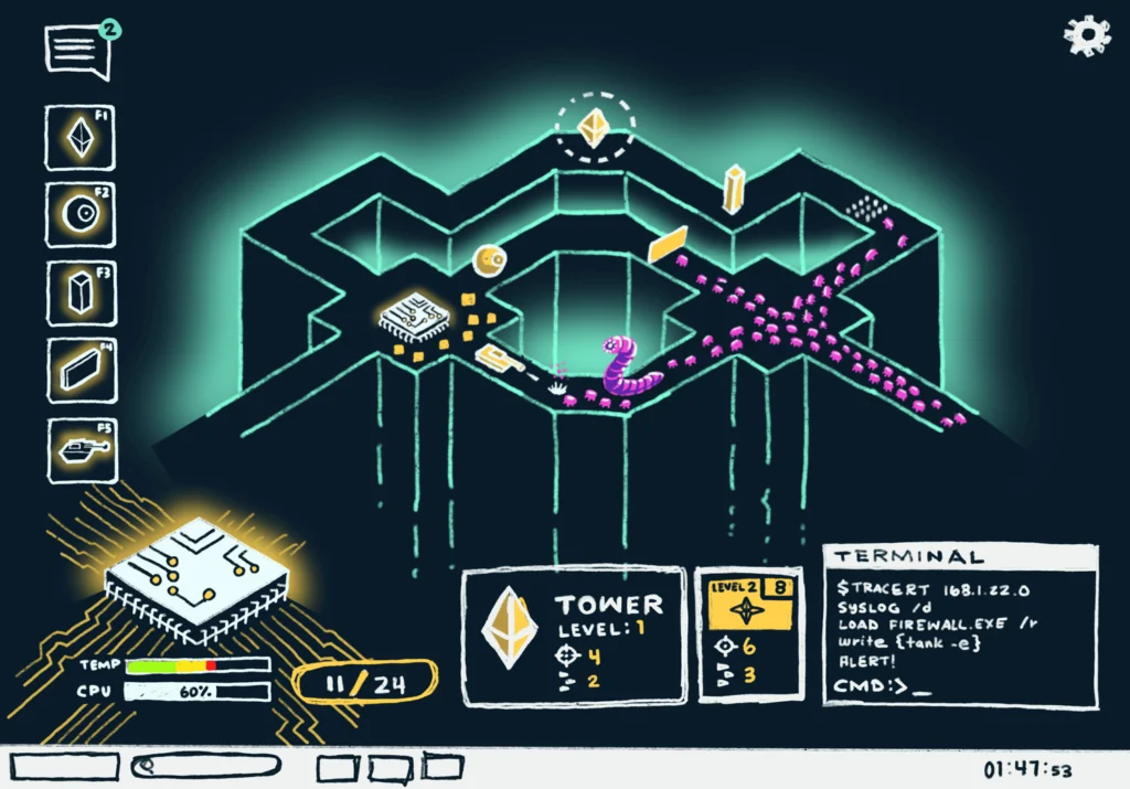 Jeu vidéo en projet – croquis d'interface — Anthony Banks