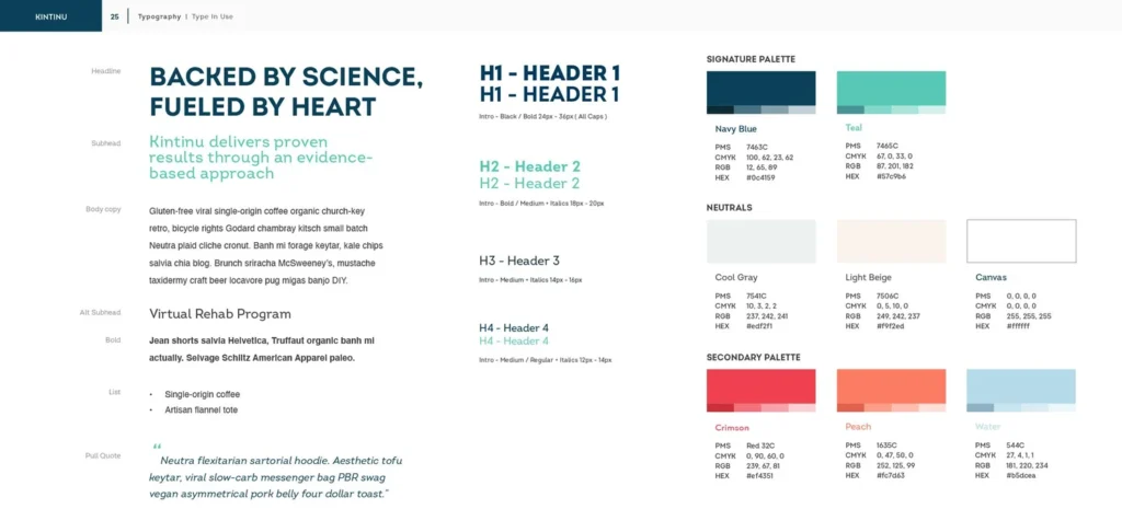 Kintinu – charte graphique — Anthony Banks