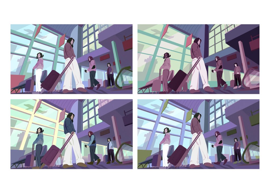 « Airport Travel » – planche 2 — Aysa Putri