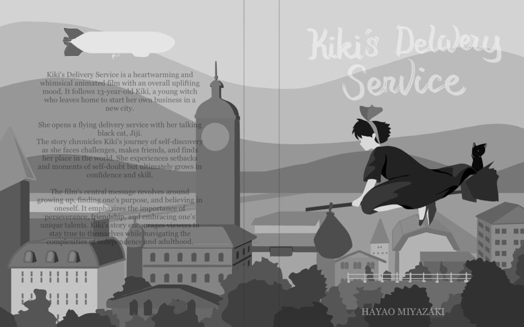 « Kiki » – étude de valeurs en gris — Aysa Putri