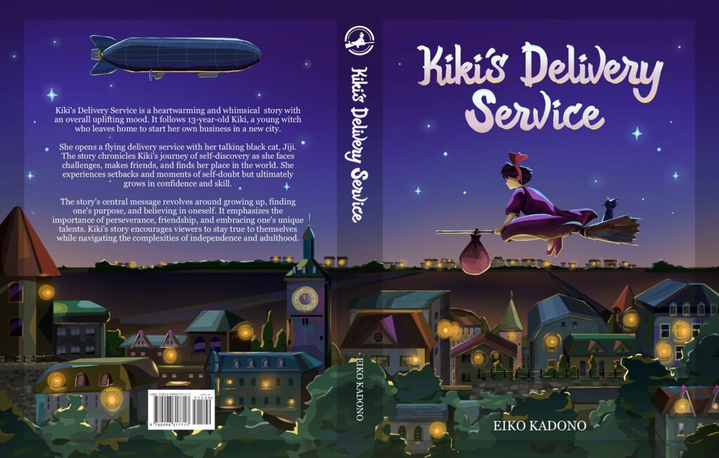 « Kiki’s Delivery Service » – couverture (projet fictif) — Aysa Putri