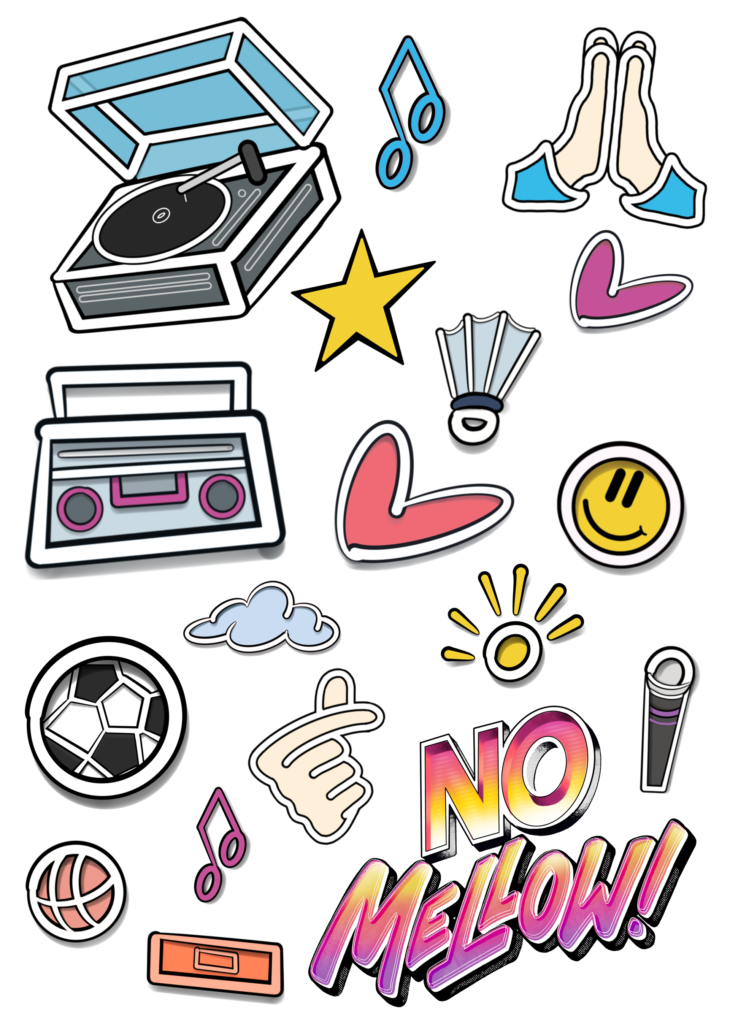 « No Mellow! » – planche de présentation — Aysa Putri