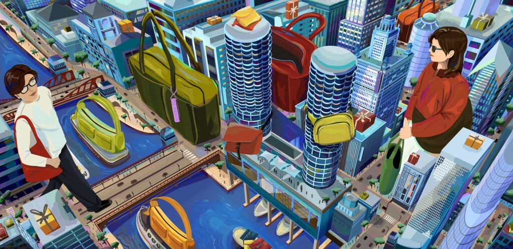 Publicité BAGGU à Chicago (projet fictif) — Aysa Putri