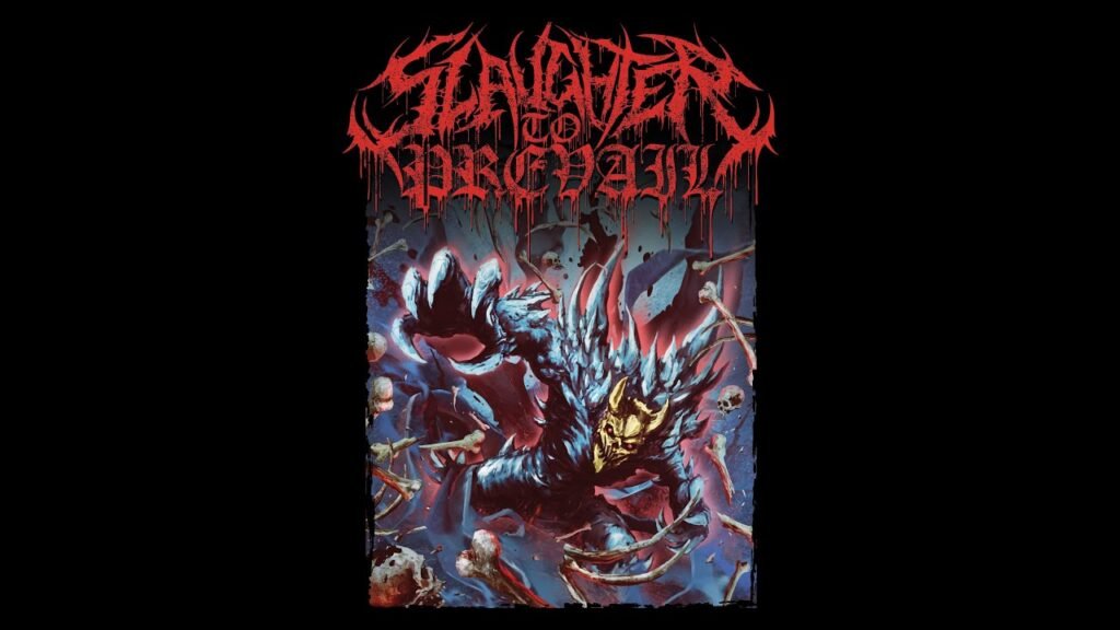 Speedpaint du visuel merch de Slaughter to Prevail — Armaada Art