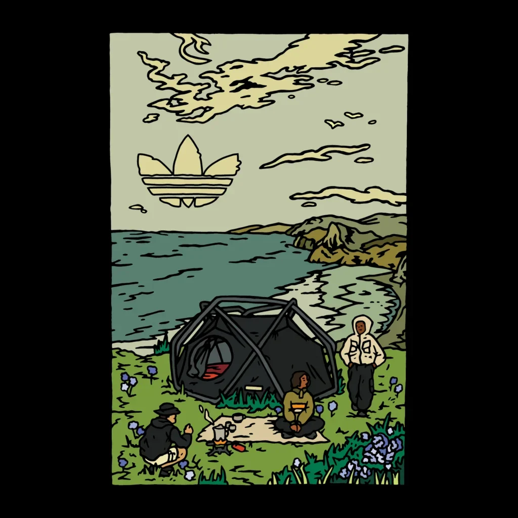 adidas – packaging et visuel digital (camping) — Austin Rossborough