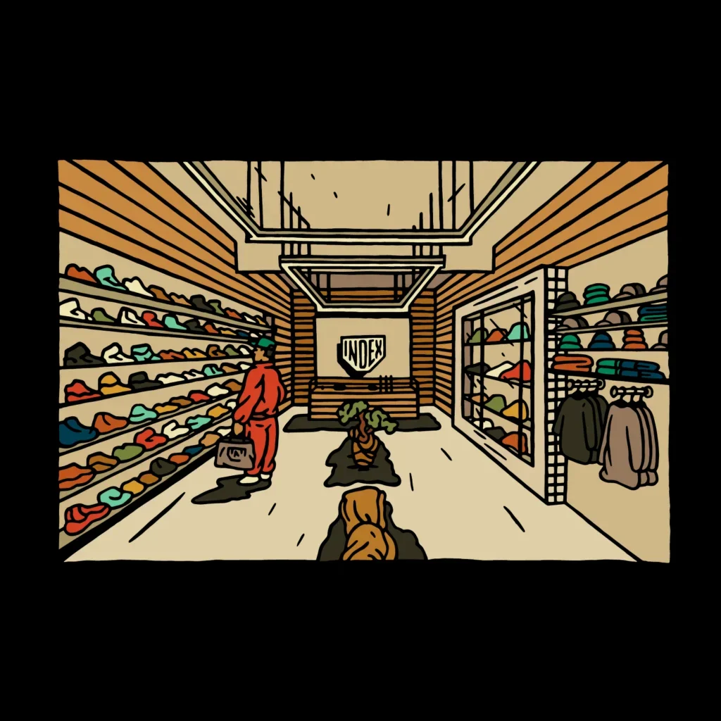 Index – intérieur de boutique — Austin Rossborough