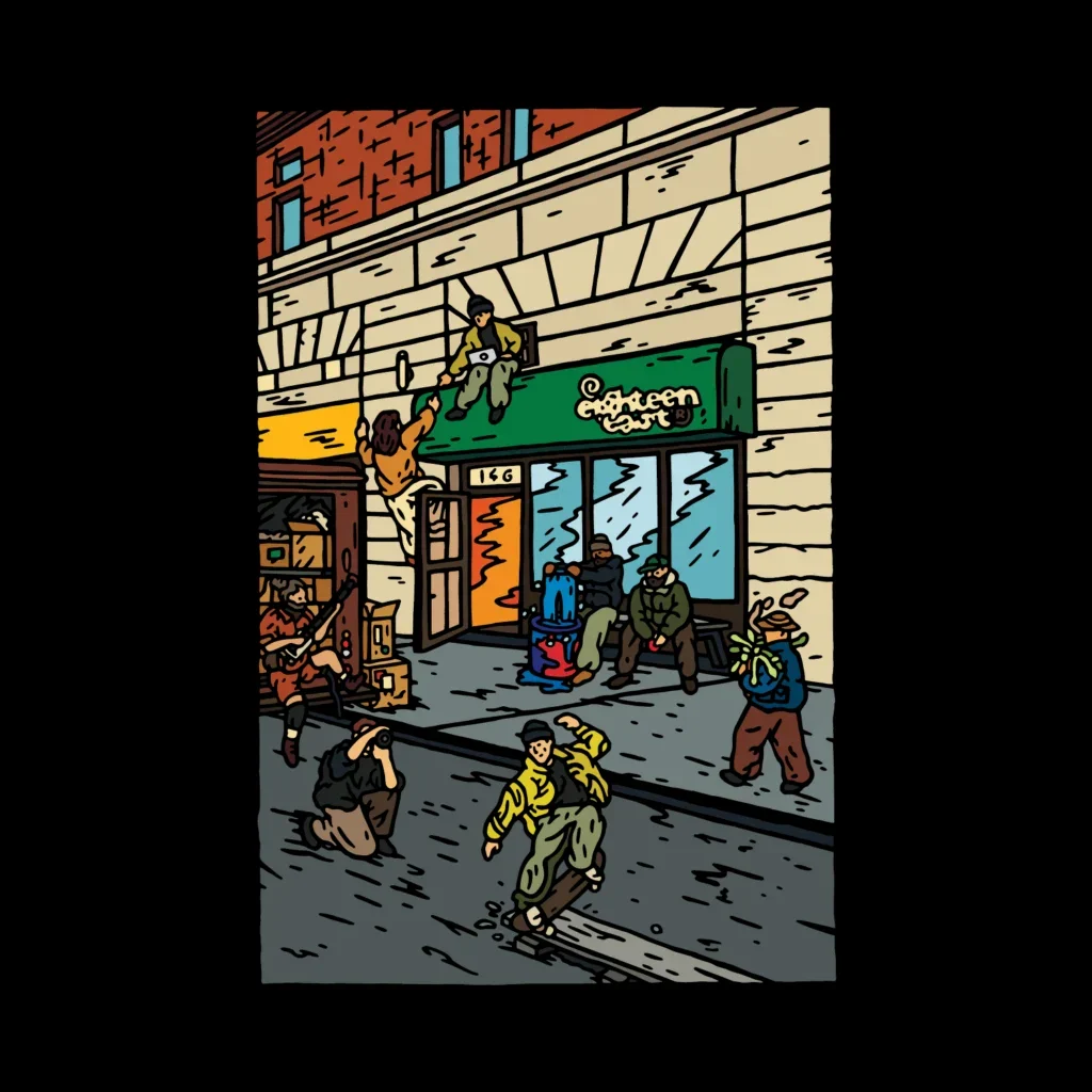 SHOP – scène de rue — Austin Rossborough