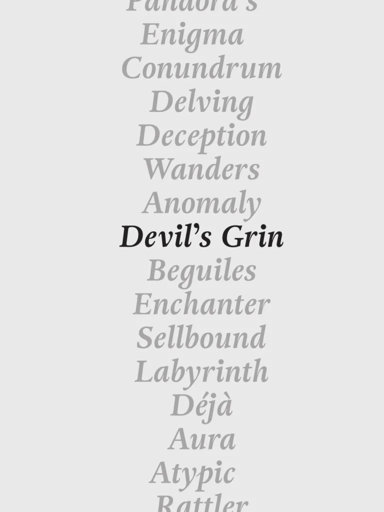 Devil's Grin — exploration du nom — Adam Vicarel