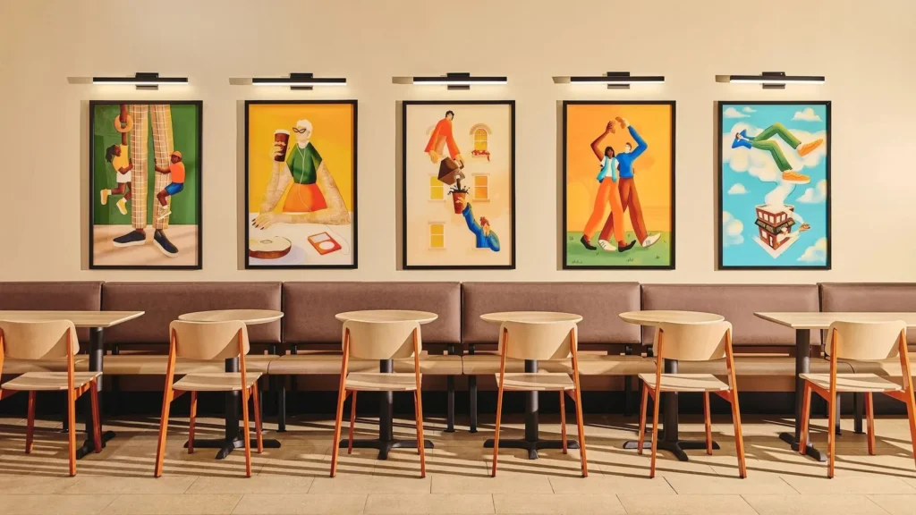 Einstein Bros. Bagels — série de tableaux — Adam Vicarel