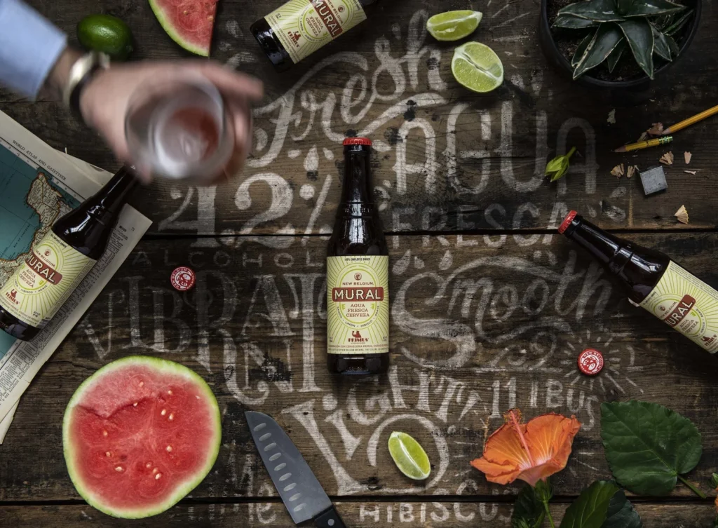 New Belgium — Mural Agua Fresca Cerveza — Adam Vicarel